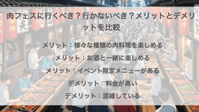 肉フェスに行くべき？行かないべき？