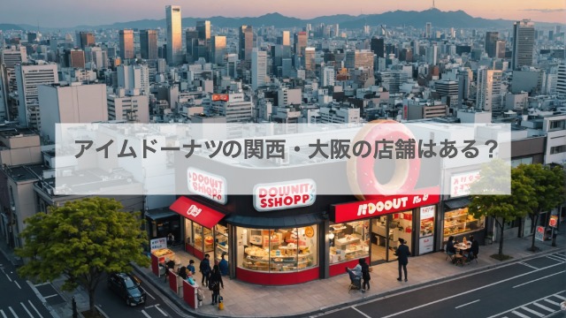 アイムドーナツの関西・大阪の店舗はある？