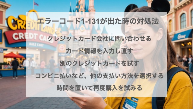 エラーコード1-131が出た時の対処法