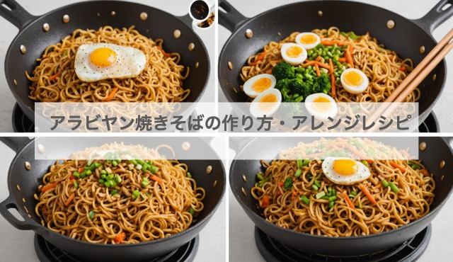 アラビヤン焼きそばの作り方・アレンジレシピ